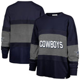 Dallas Cowboys '47 Women's Breezyway Archive Long Sleeve T-Shirt Navy | 47 brand