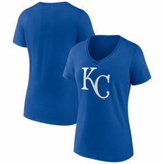 Kansas City Royals Women's Logo V-Neck T-Shirt - MLB