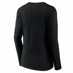 Pittsburgh Pirates Women's Logo Long Sleeve V-Neck T-Shirt - MLB