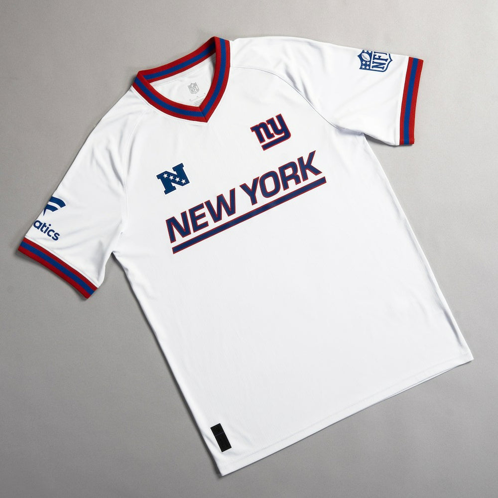 New York Giants NFL Football x Football V-Neck Fan Top White | Fanatics