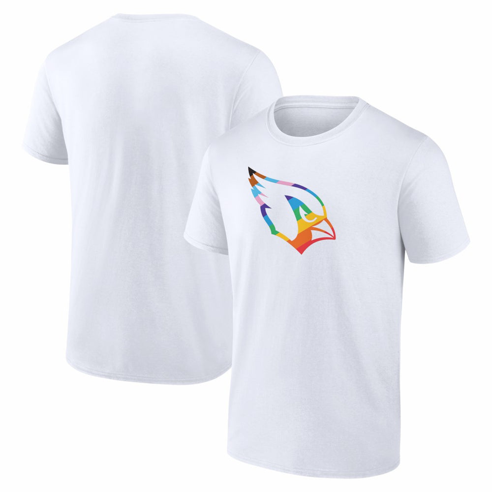 Arizona Cardinals Logo Pride T-Shirt White | NFL