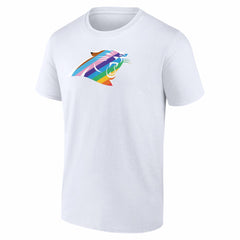 Carolina Panthers Logo Pride T-Shirt White | NFL