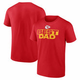 Kansas City Chiefs Greatest Dad T-Shirt Red | NFL