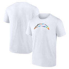 Los Angeles Chargers Logo Pride T-Shirt White | NFL