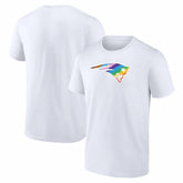 New England Patriots Logo Pride T-Shirt White | NFL