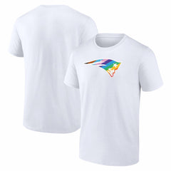 New England Patriots Logo Pride T-Shirt White | NFL