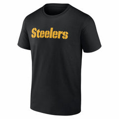 Pittsburgh Steelers #1 Dad Jersey T-Shirt Black | NFL