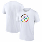 Pittsburgh Steelers Logo Pride T-Shirt White | NFL