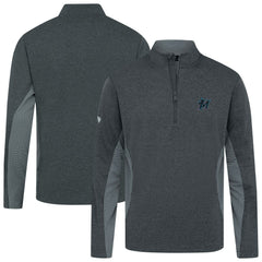 Miami Marlins Levelwear Waffle Insignia 2.0 Quarter-Zip Pullover - MLB