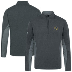 Milwaukee Brewers Levelwear Waffle Insignia 2.0 Quarter-Zip Pullover - MLB