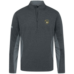 Milwaukee Brewers Levelwear Waffle Insignia 2.0 Quarter-Zip Pullover - MLB