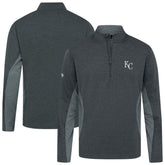 Kansas City Royals Levelwear Waffle Insignia 2.0 Quarter-Zip Pullover - MLB