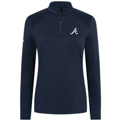 Atlanta Braves Levelwear Women's Power Insignia 2.0 Quarter-Zip Pullover Top - MLB