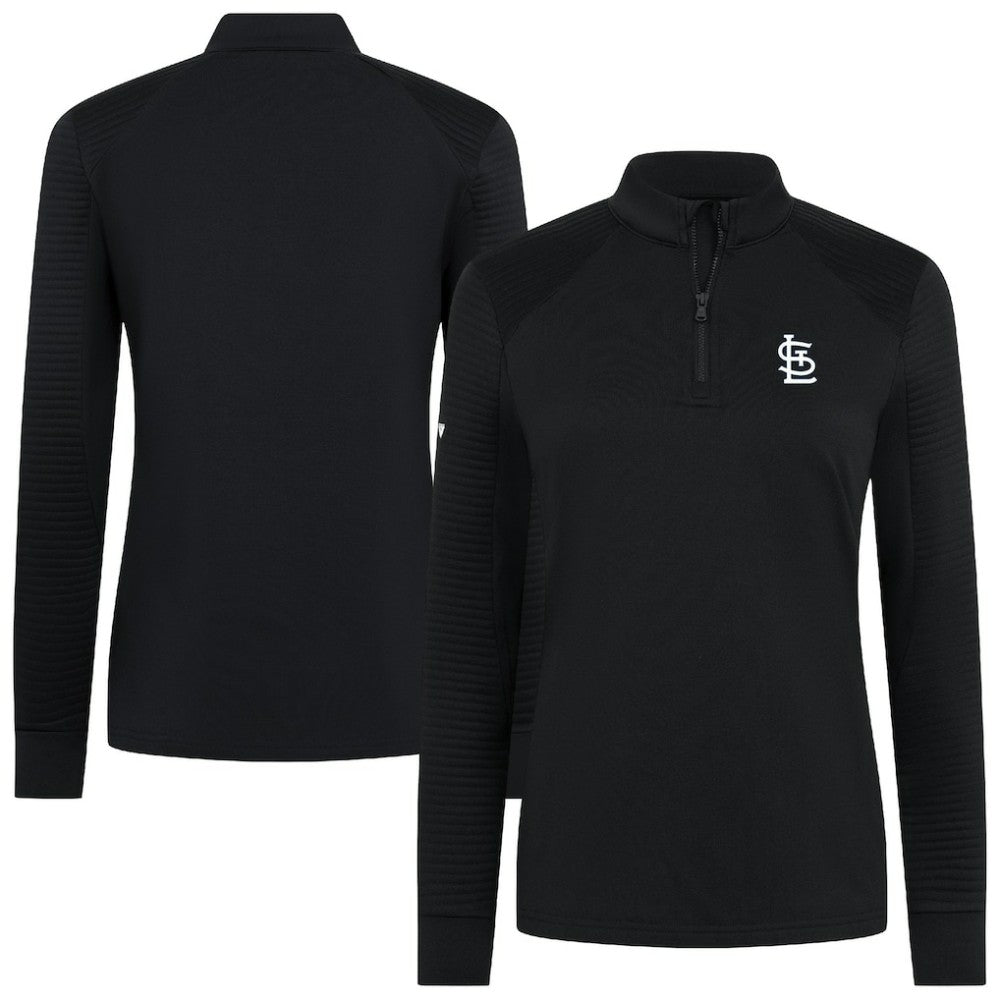 St. Louis Cardinals Levelwear Women's Power Insignia 2.0 Quarter-Zip Pullover Top - MLB