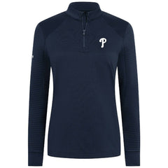 Philadelphia Phillies Levelwear Women's Power Insignia 2.0 Quarter-Zip Pullover Top - MLB