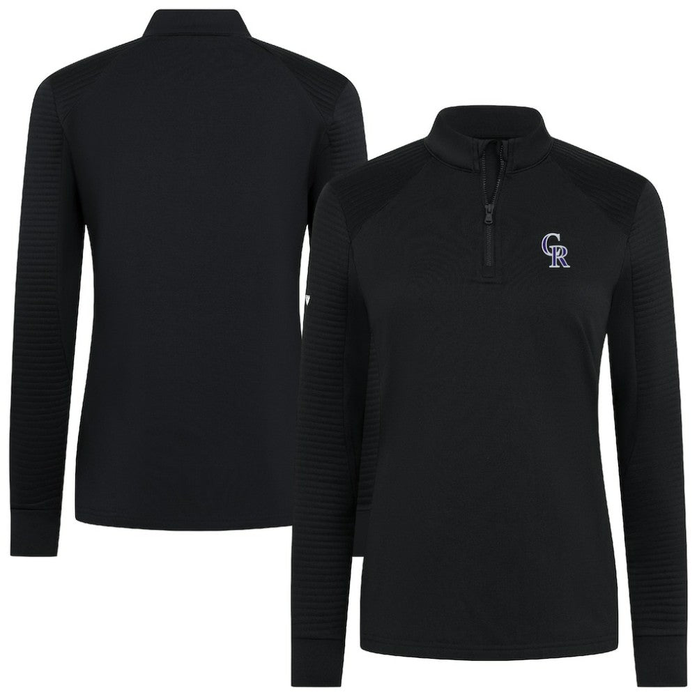 Colorado Rockies Levelwear Women's Power Insignia 2.0 Quarter-Zip Pullover Top - MLB