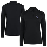 Colorado Rockies Levelwear Women's Power Insignia 2.0 Quarter-Zip Pullover Top - MLB