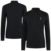 Los Angeles Angels Levelwear Women's Power Insignia 2.0 Quarter-Zip Pullover Top - MLB