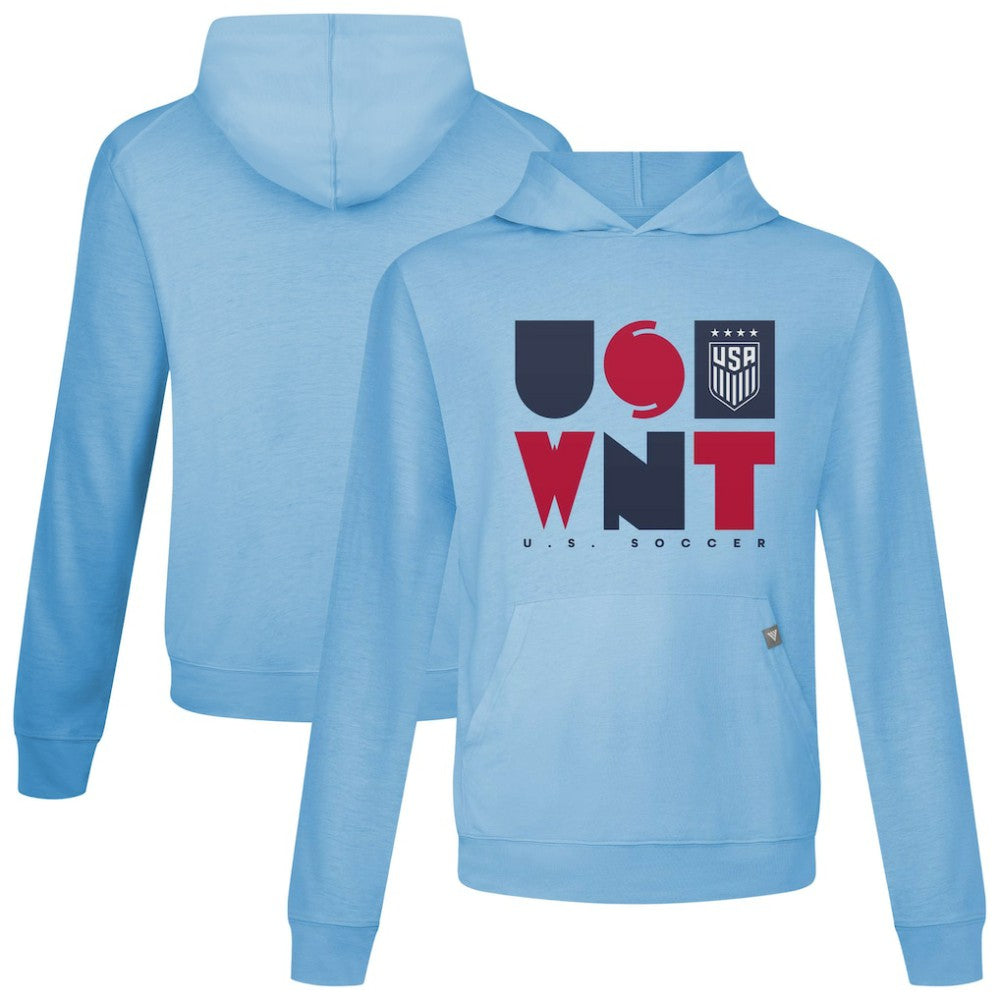 USWNT Levelwear Relay Full On Pullover Hoodie Light Blue - FIFA World CUP