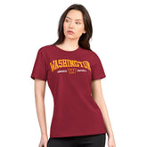 Washington Commanders G-III 4Her by Carl Banks Women's Super-Slim Lightweight Winning Crew T-Shirt Burgundy | NFL