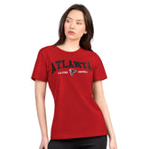 Atlanta Falcons G-III 4Her by Carl Banks Women's Super-Slim Lightweight Winning Crew T-Shirt Red | NFL