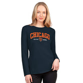 Chicago Bears G-III 4Her by Carl Banks Women's Best Play Long Sleeve T-Shirt Navy | NFL