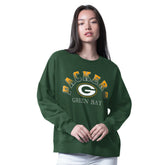 Green Bay Packers G-III 4Her by Carl Banks Women's Oversized Feud Sweatshirt Green | NFL