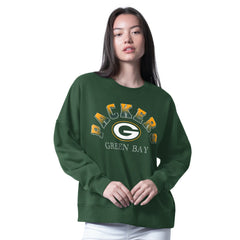 Green Bay Packers G-III 4Her by Carl Banks Women's Oversized Feud Sweatshirt Green | NFL