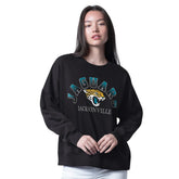 Jacksonville Jaguars G-III 4Her by Carl Banks Women's Oversized Feud Sweatshirt Black | NFL
