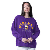 Minnesota Vikings G-III 4Her by Carl Banks Women's Oversized Feud Sweatshirt Purple | NFL