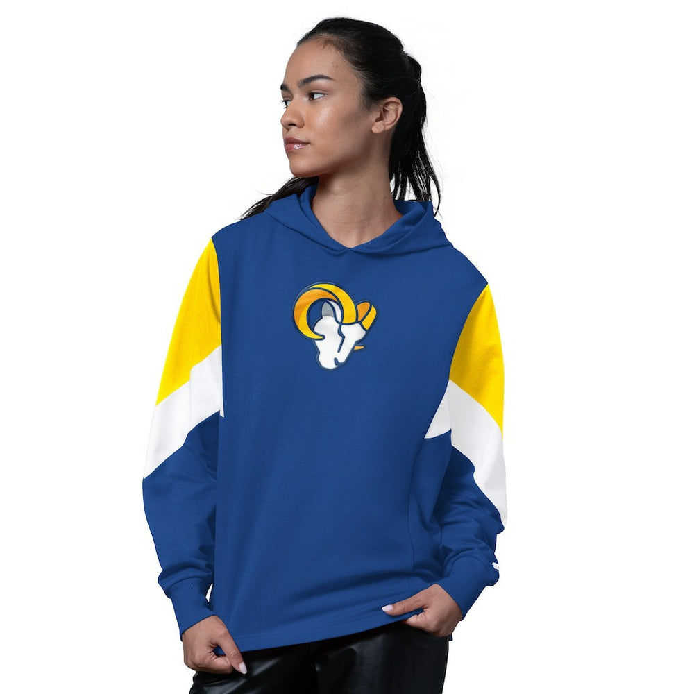 Los Angeles Rams Starter Women's Scrimmage Hoodie Royal | NFL