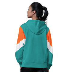 Miami Dolphins Starter Women's Scrimmage Hoodie Aqua | NFL
