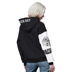 Green Bay Packers Starter Women's 4th Down Full-Zip Hoodie Black | NFL