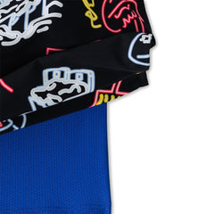 Buffalo Bills Chubbies The Neon 5.5" Classic Lined Swim Trunks Black | NFL