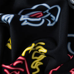 Buffalo Bills Chubbies The Neon 5.5" Classic Lined Swim Trunks Black | NFL