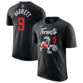 RJ Barrett Toronto Raptors Unisex 2025/26 City Edition Name & Number T-Shirt Black - NBA