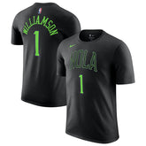 Zion Williamson New Orleans Pelicans Unisex 2025/26 City Edition Name & Number T-Shirt Black - NBA