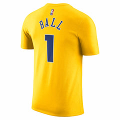 LaMelo Ball Charlotte Hornets Jordan Brand Unisex 2025/26 City Edition Name & Number T-Shirt Yellow - NBA