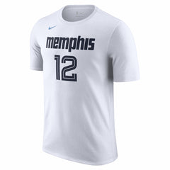 Ja Morant Memphis Grizzlies Unisex 2025/26 City Edition Name & Number T-Shirt White - NBA