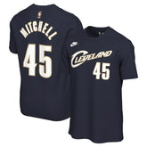 Donovan Mitchell Cleveland Cavaliers Unisex Name & Number T-Shirt Classic Editi- Navy - NBA