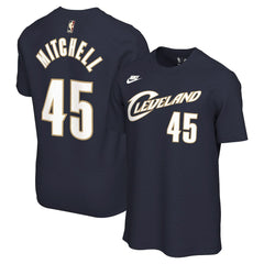 Donovan Mitchell Cleveland Cavaliers Unisex Name & Number T-Shirt Classic Editi- Navy - NBA