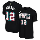 Ja Morant Memphis Grizzlies Unisex Name & Number T-Shirt Classic Edition Black - NBA
