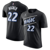 Franz Wagner Orlando Magic Jordan Brand Unisex Name & Number T-Shirt Statement Edition Black - NBA