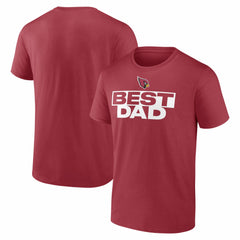 Arizona Cardinals Best Dad Father's Day T-Shirt Cardinal | NFL