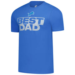 Detroit Lions Best Dad Father's Day T-Shirt Blue | NFL