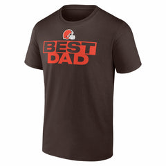 Cleveland Browns Best Dad Father's Day T-Shirt Brown | NFL