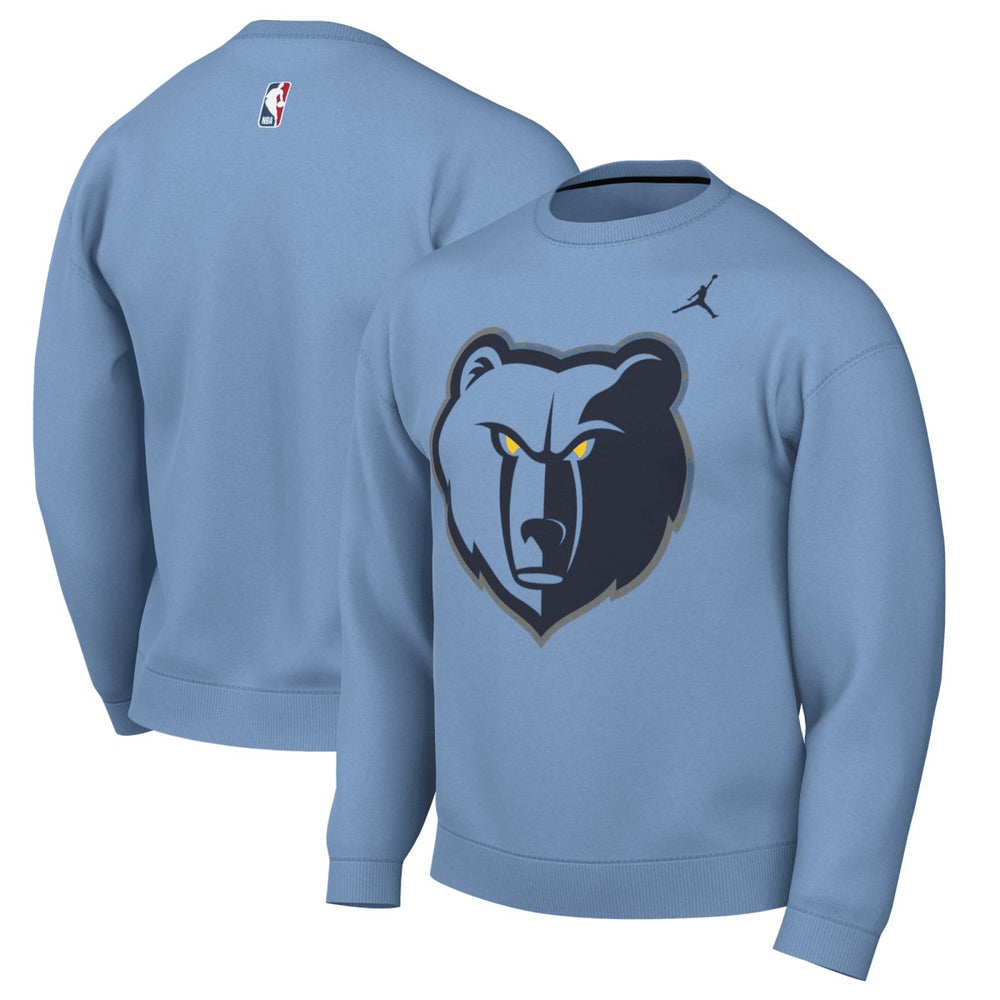 Memphis Grizzlies Jordan Brand Statement Edition Sweatshirt Light Blue - NBA