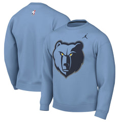 Memphis Grizzlies Jordan Brand Statement Edition Sweatshirt Light Blue - NBA