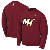 Miami Heat Jordan Brand Statement Edition Sweatshirt Red - NBA