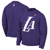 Los Angeles Lakers Jordan Brand Statement Edition Sweatshirt Purple - NBA
